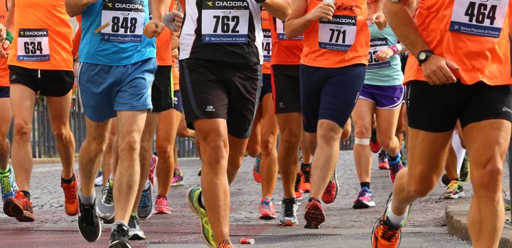 Vicenza, Italy, 20th September 2015. Marathon runners